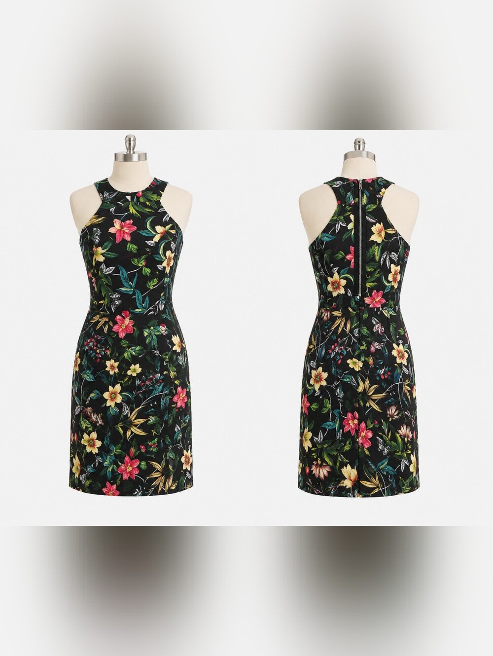 Sam Edelman Black Floral Dress